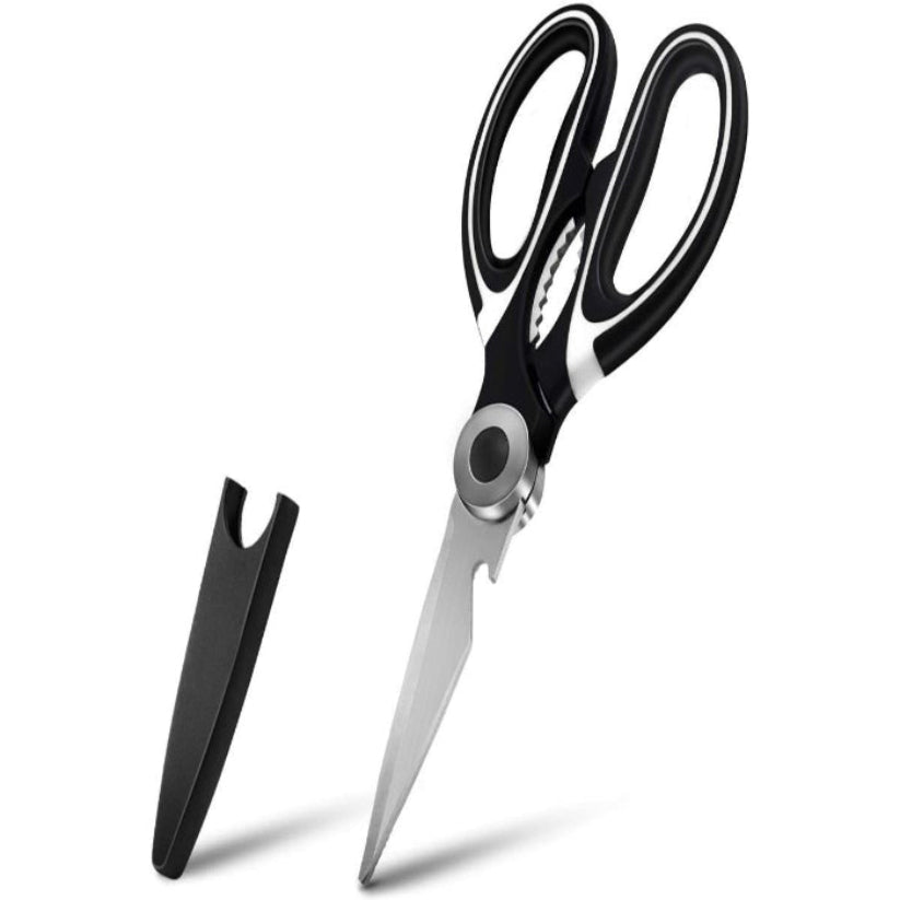 Multifunctional Kitchen Scissors - White/Black