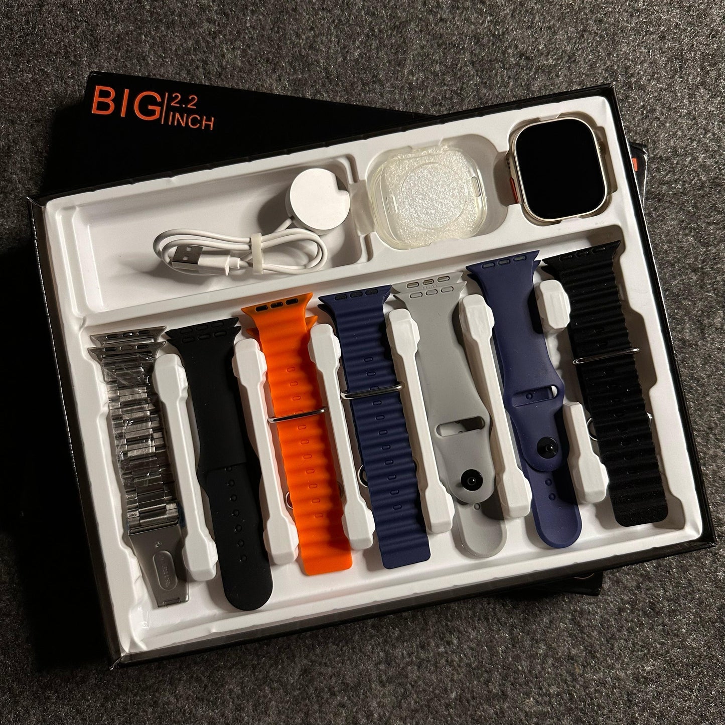 SMART WATCH + 7 BANDS