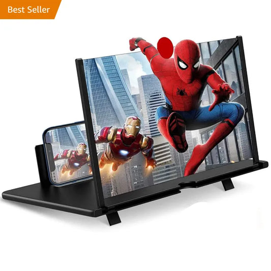 F3 Mobile Screen Magnifier 3D Enlarged Display Stand for Smartphones Eyes Protection